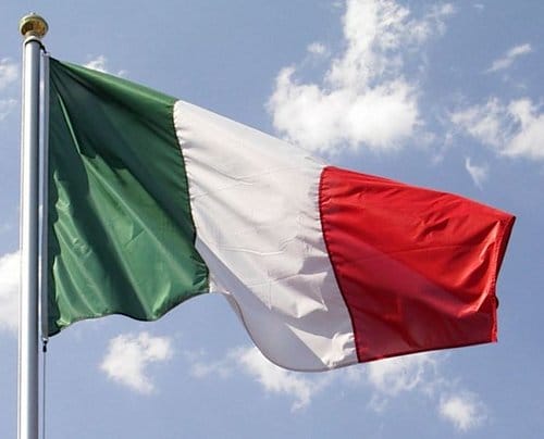 Los orígenes de la bandera italiana