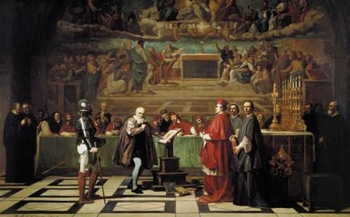 Galileo ante el tribunal de la Santa Inquisición