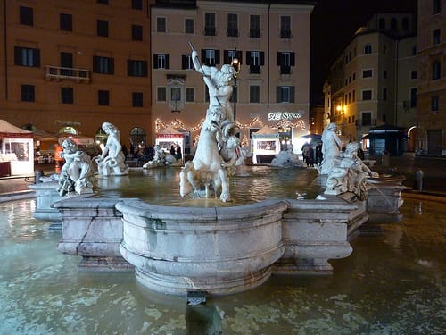 Piazza Navona,  la plaza barroca de Roma